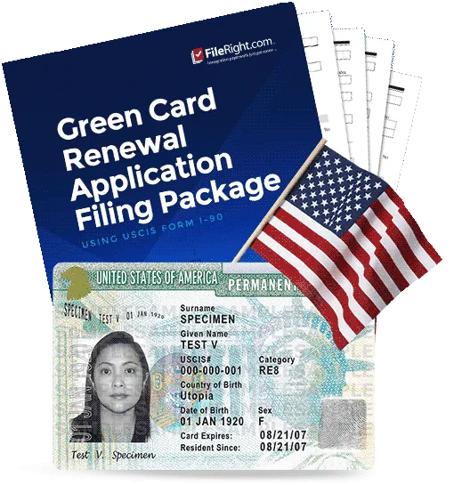 Green Card Renewal application filing package