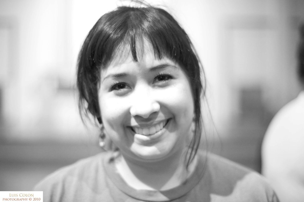 Dulce Matuz smile in her face