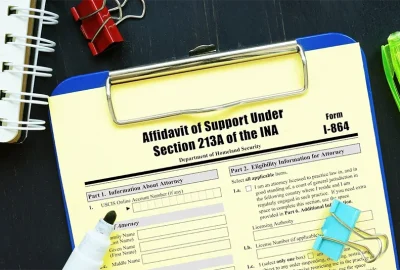 uscis-form-i-864-on-clipboard uscis-form-i-864-on-clipboard